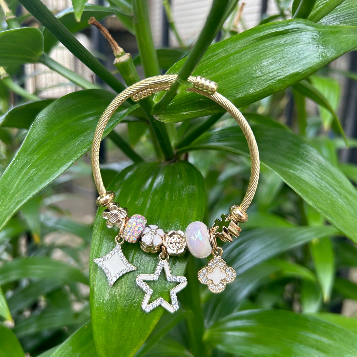 White Pandora bracelet