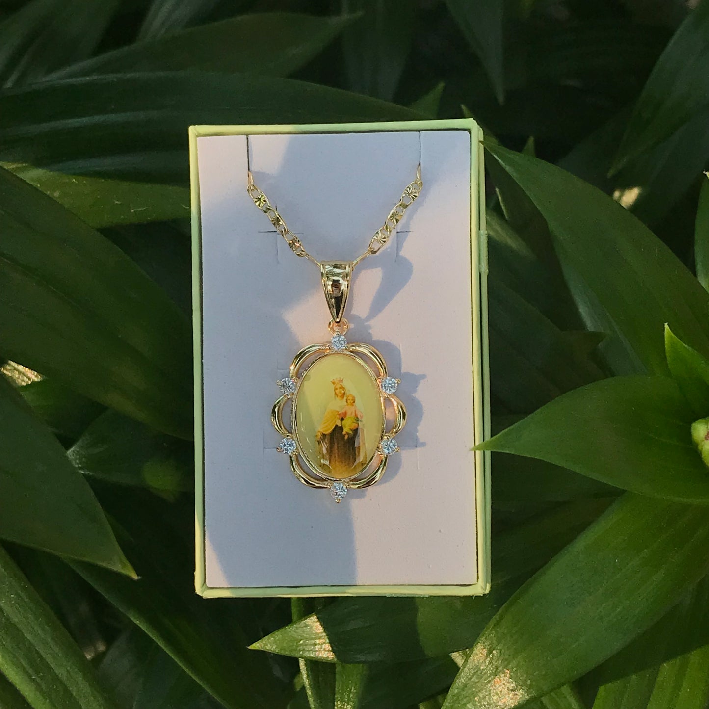Virgen María necklace