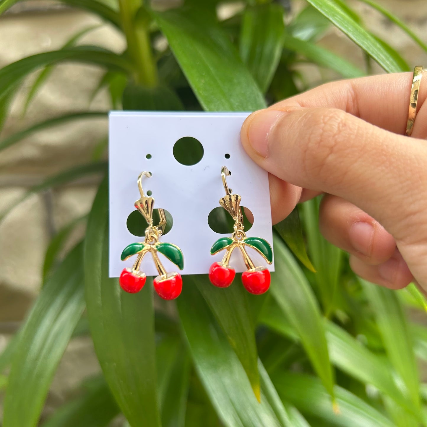Cherry earrings