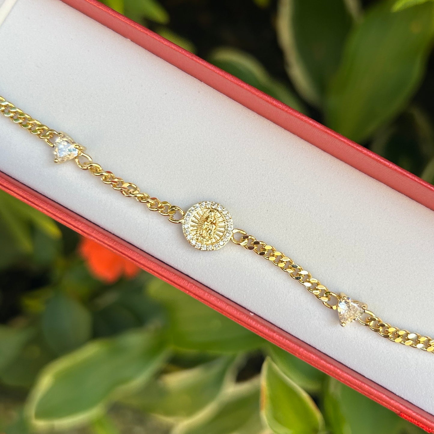 Virgencita chain bracelet