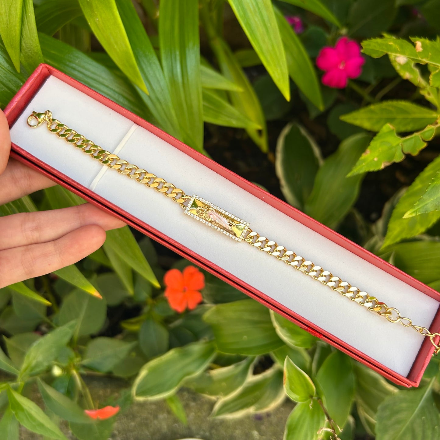 San Judas Cuban bracelet
