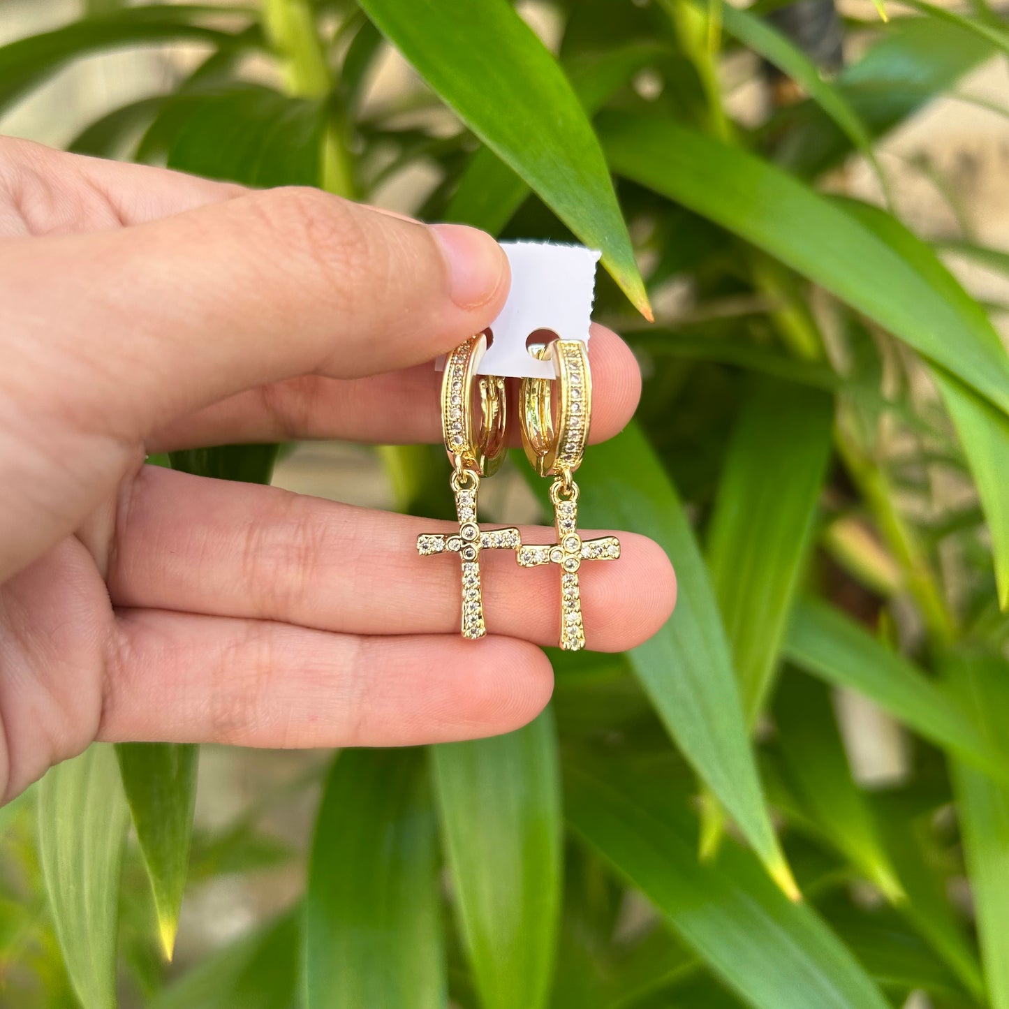 Cross earrings