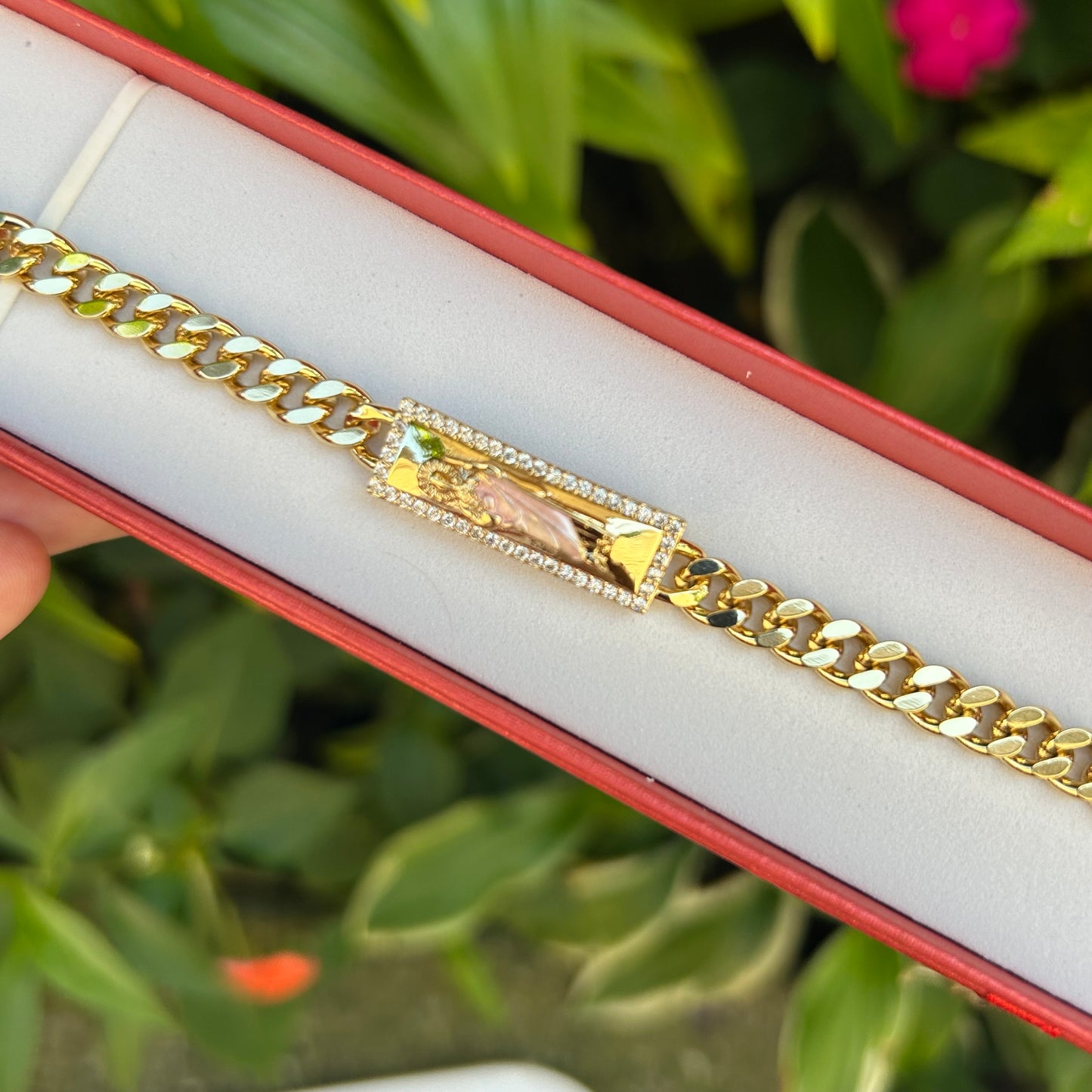 San Judas Cuban bracelet
