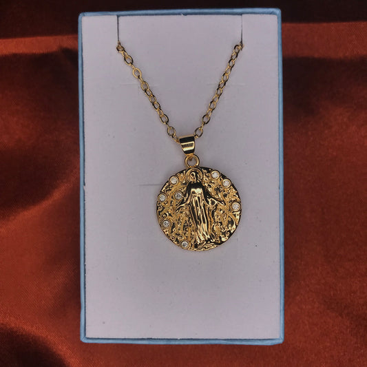 Virgen María necklace