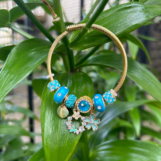 Blue Pandora bracelet