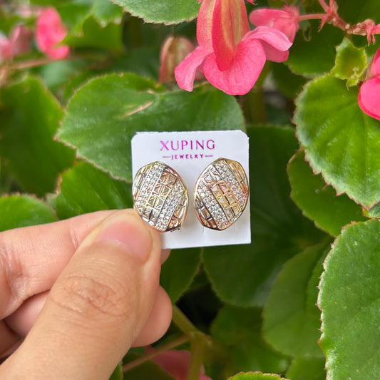 Tricolor earrings