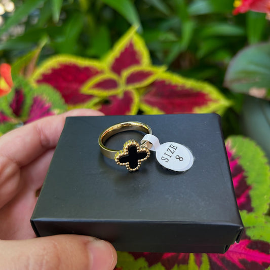 Black Lv ring size 8