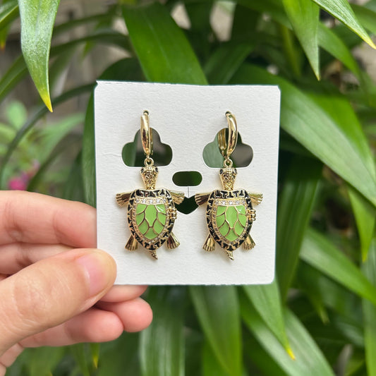 turtle earrings