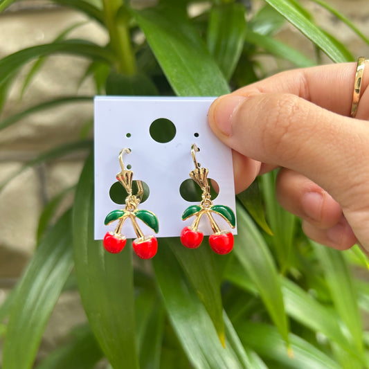 Cherry earrings