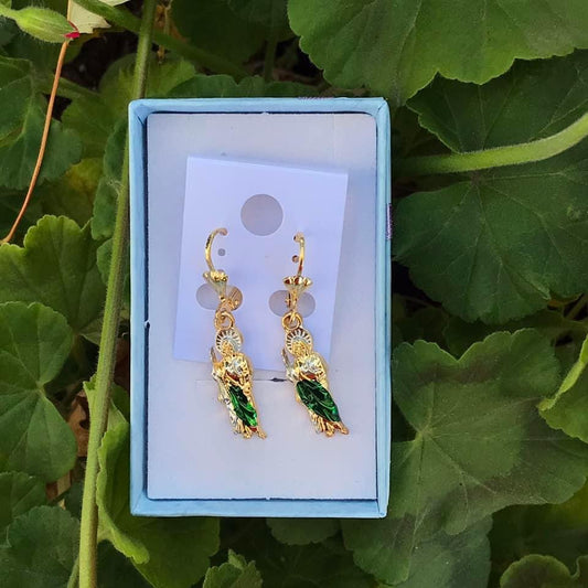 San Judas earrings