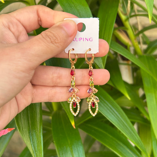 multicolor earrings