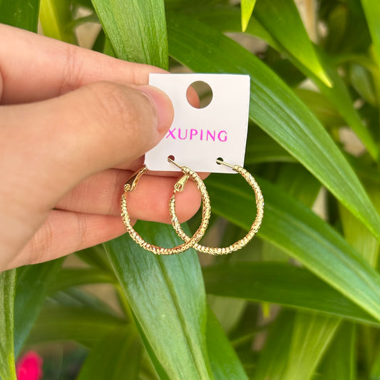 hoop earrings
