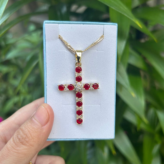 Red Cross necklace