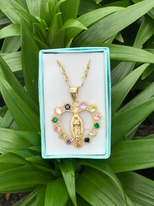 Virgencita Multicolor necklace