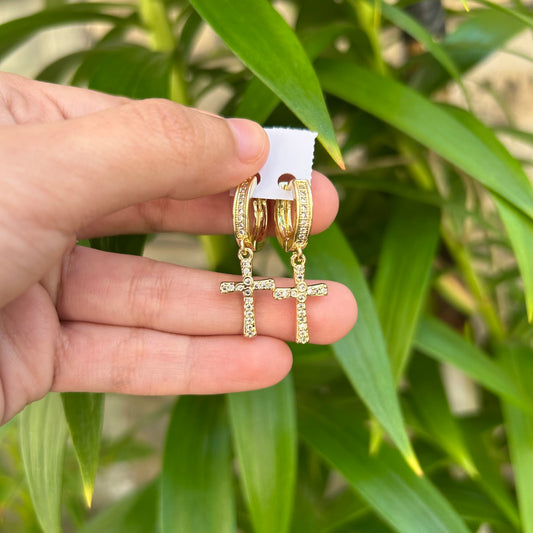 Cross earrings