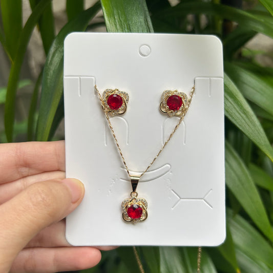 Red stone set
